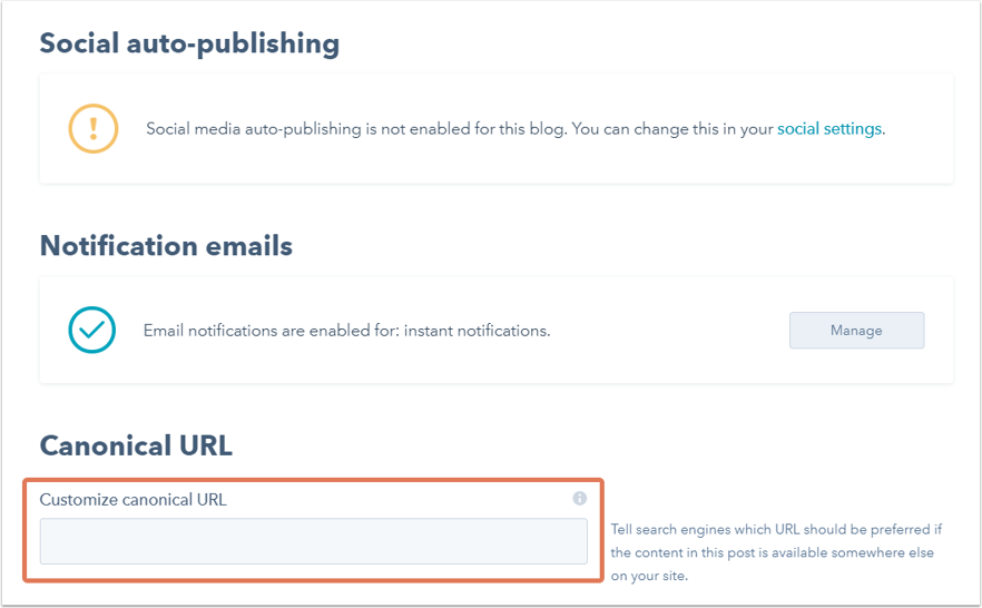 canonical URL field SEO strategy