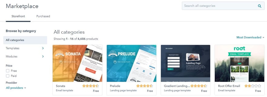 HubSpot Marketplace SEO strategy