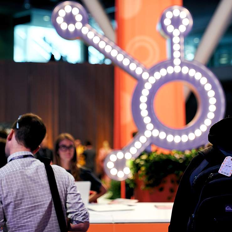 HubSpot Sprocket Logo - Photo Taken at Inbound 2019