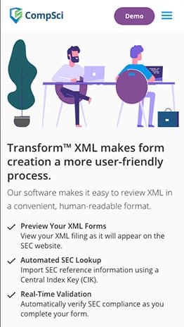 Custom Web Design for FINTECH, SaaS Reporting Company