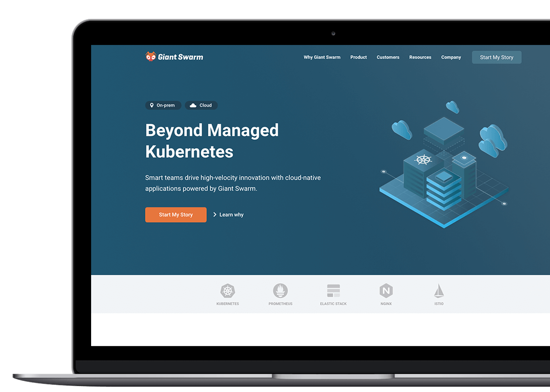 giantswarm-custom-website-design-laptop