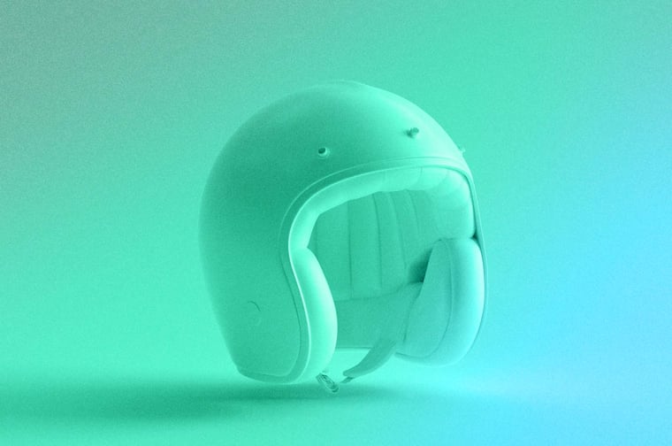 Football helmet.