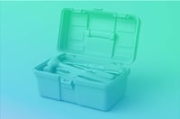 Toolbox open showing a bunch of tools