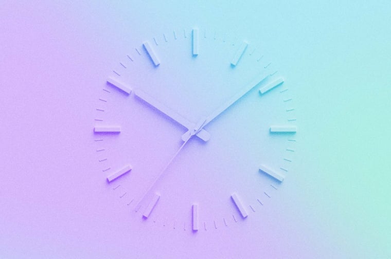 Wall clock ticking. 