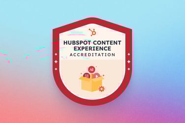 HubSpot Content Experience Accreditation Badge