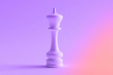 Chess piece. 