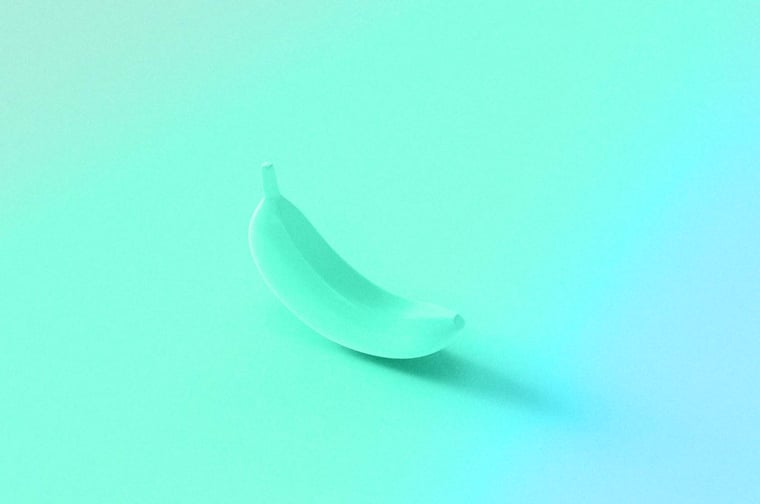 Single banana. 