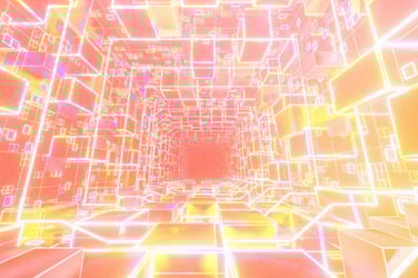 Tunnel of technological information.