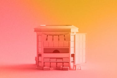 Small pop up shop. 