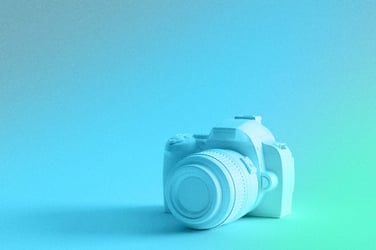 DSLR camera. 