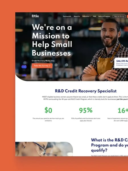 EnSo Group Website Screenshot