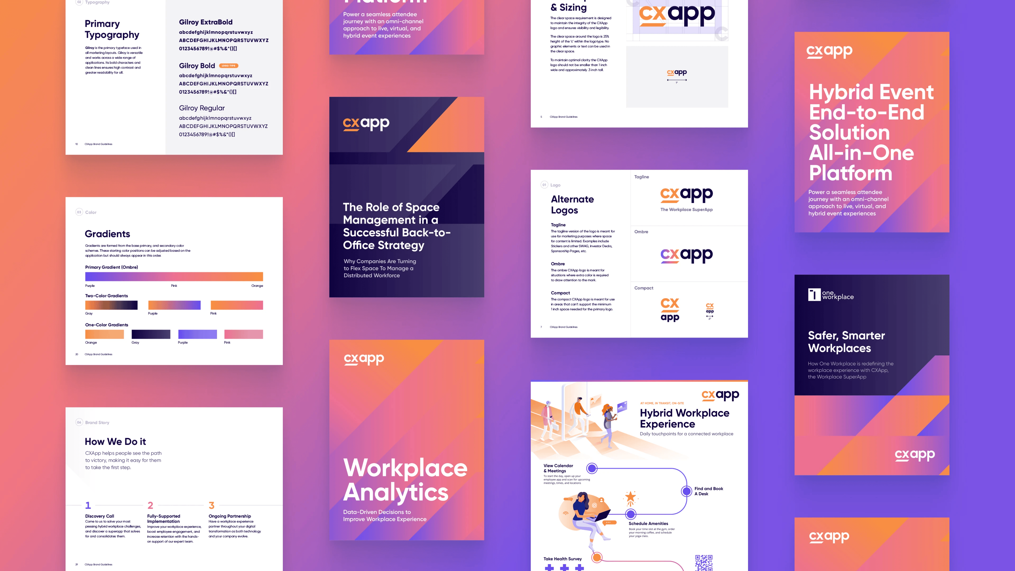 examples of CXApp branding