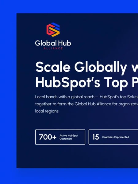 Global Hub Alliance Website Screenshot