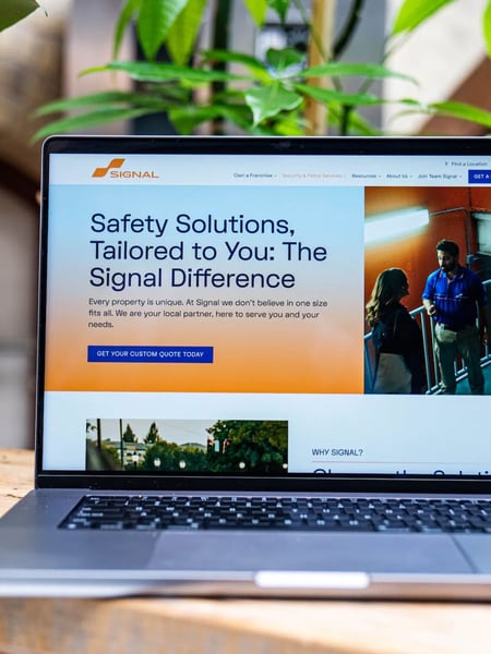 Signal Website Screenshot