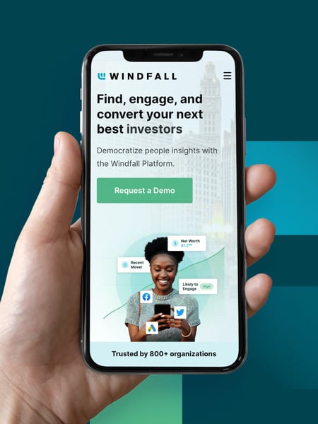 Windfall Data Website Screenshot