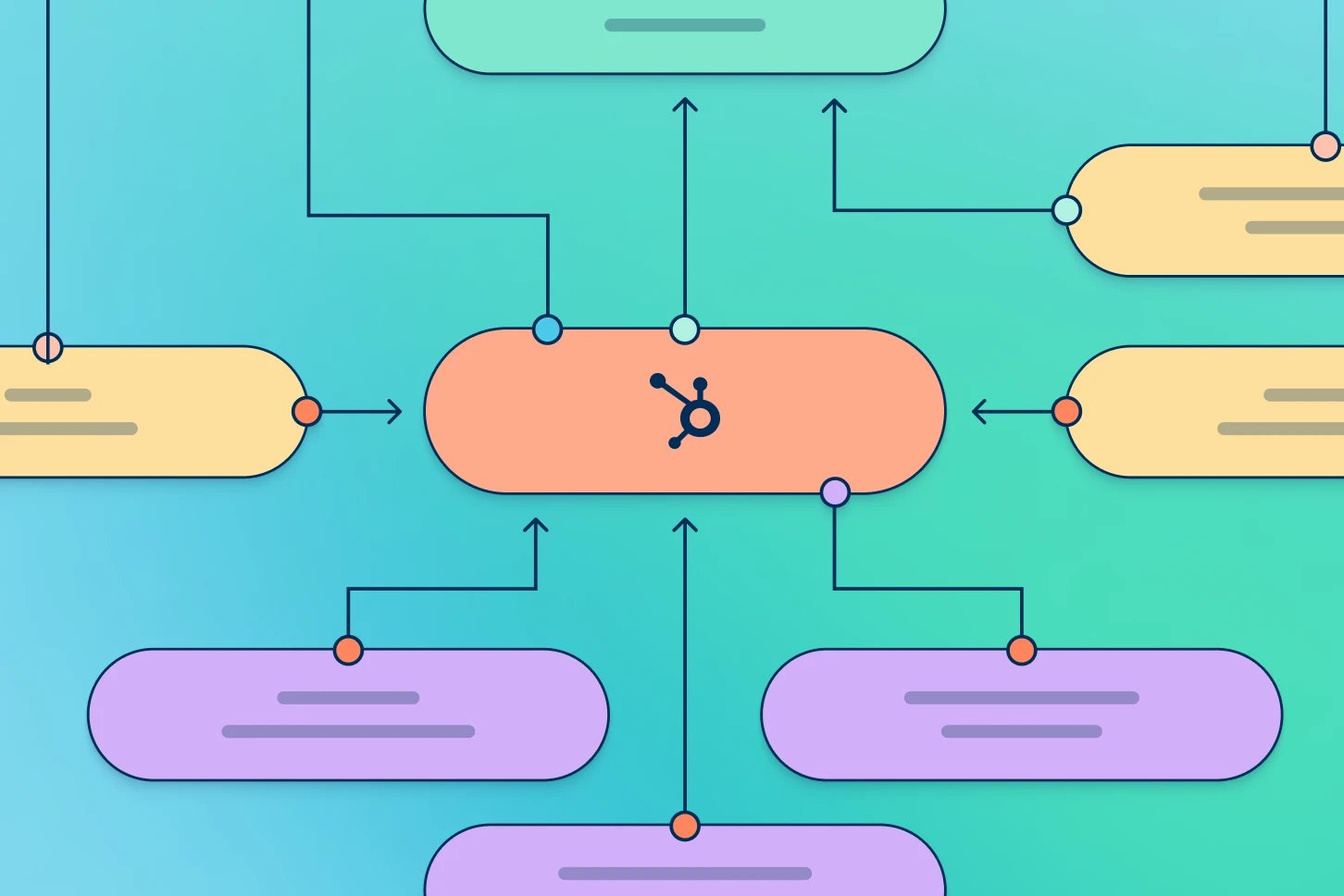 mockup of a relational diagram