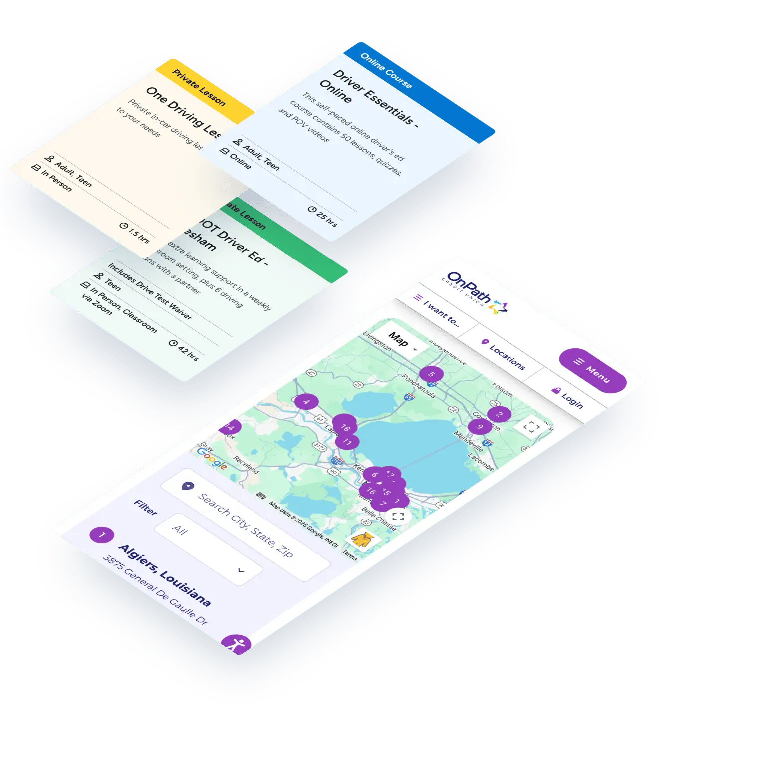 mobile website and ui element design examples