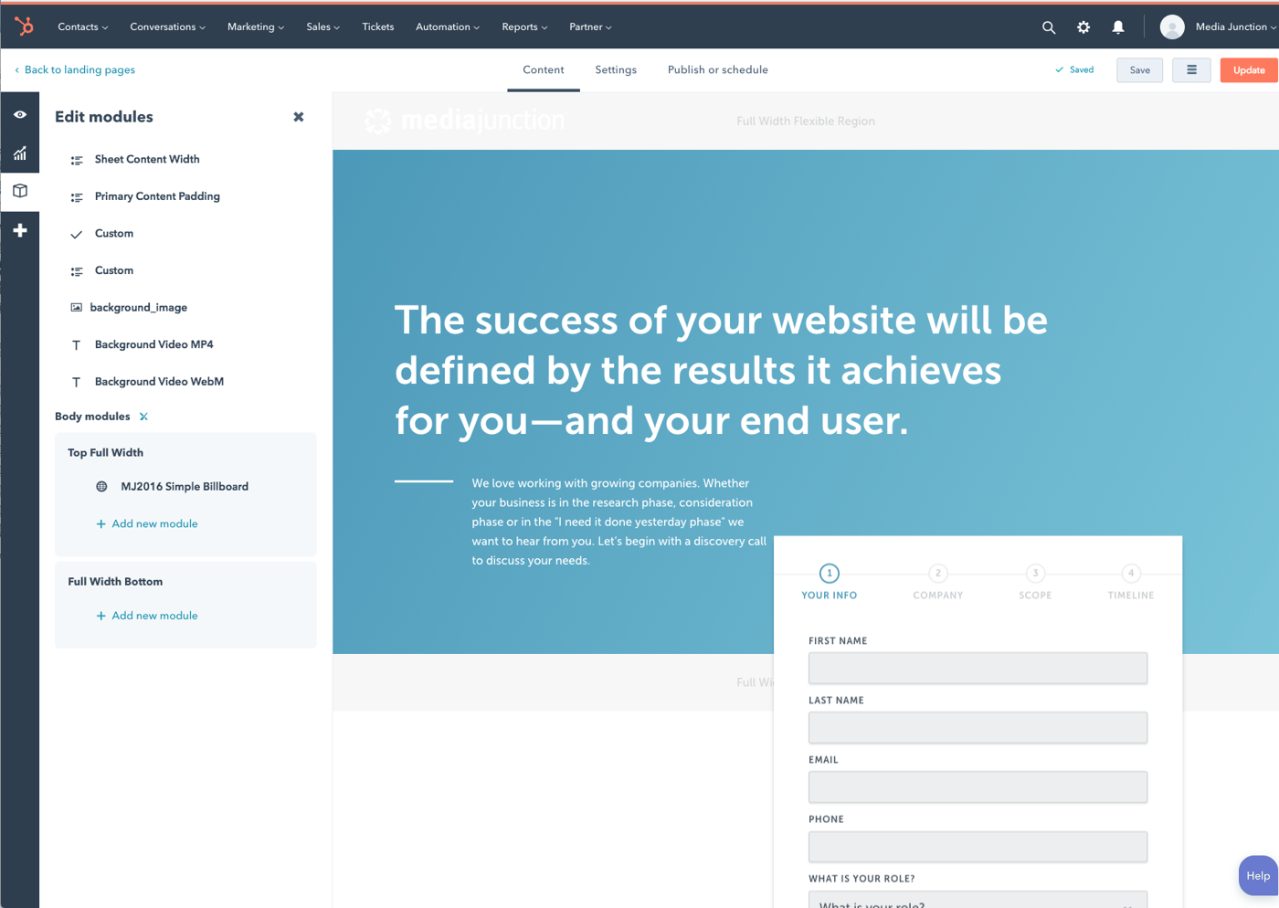 hubspot-landing-page