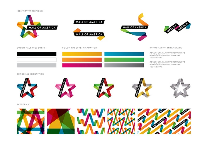 Brand guidelines for Mall of America