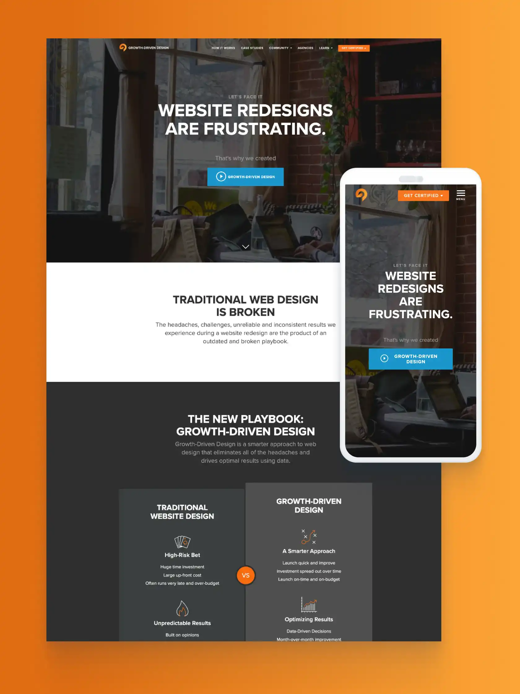 Growth Driven Design Website Example Using HubSpot CMS Themes